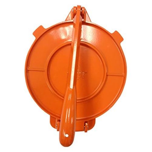  [아마존베스트]Imusa USA Tortilla Press, 8-Inch, Orange by IMUSA