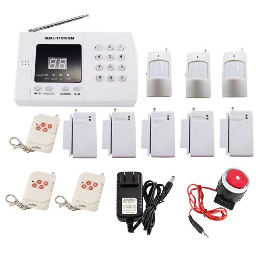  IMeshbean iMeshbean Wireless PIR Home Security Burglar Alarm System Auto Dialing Dialer K05 99 Zones