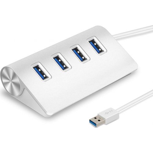  IMounTek iMounTEK 4-Port USB3.0 Hub 5Gbps Super Speed USB Adapter Data Transmit Charge Aluminum for Computer Notebook