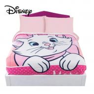 IN. Marie Cat Kitty Disney Comforter Pink Fuzzy Fleece Blanket Sheet Set Twin 4PC Girl LIMITED EDITION