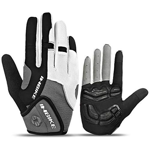  INBIKE 5mm Gel Padded Touch Screen Cycling Gloves MTB DH Road Glove Full Finger for Men Women