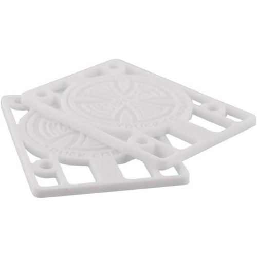  Independent Trucks Skateboard Risers 1/8 White (Pair) Riser Pads (Hard)