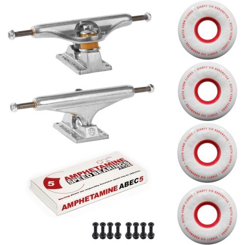  INDEPENDENT Trucks Ricta Skateboard 86a Clouds Wheels Package ABEC 5 Bearings