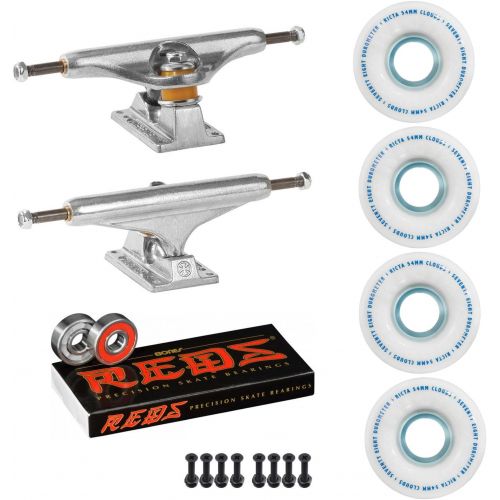  INDEPENDENT Trucks Ricta Skateboard 78a Clouds Wheels Package Bones Red Bearings