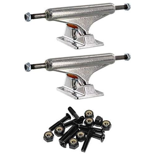  INDEPENDENT Stage 11-129mm Forged Hollow Standard Silver Skateboard Trucks - 5.0 Hanger 7.6 Axle with 1 Black Hardware
