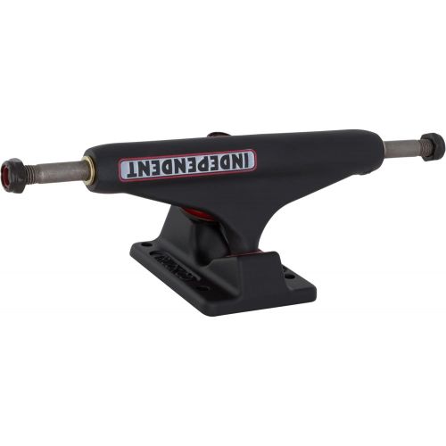  Independent Stage 11-144mm Bar Black/White/Red Skateboard Trucks - 5.67 Hanger 8.25 Axle (Set of 2)