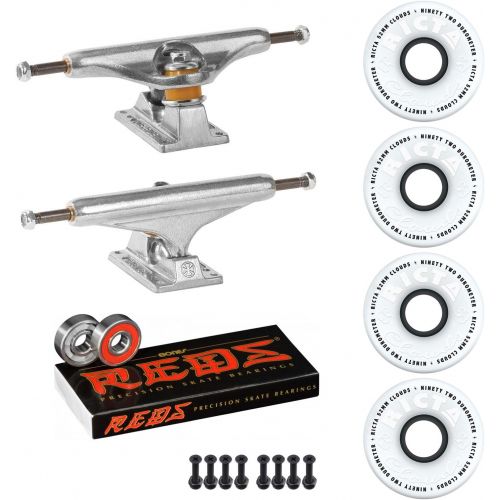  INDEPENDENT Trucks Ricta Skateboard 92a Clouds Wheels Package Reds Bearings