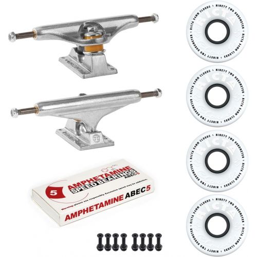  INDEPENDENT Trucks Ricta Skateboard 92a Clouds Wheels Package ABEC 5 Bearings