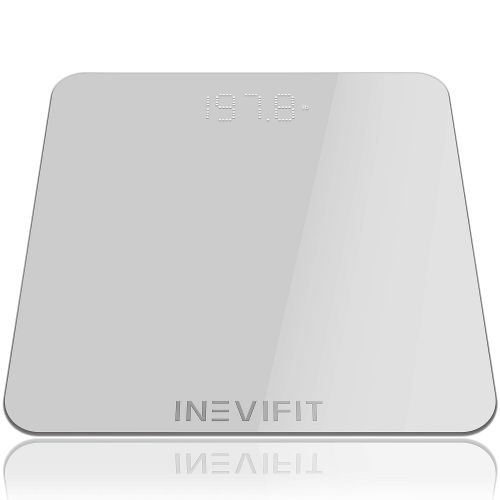  INEVIFIT Bathroom Scale, Highly Accurate Digital Bathroom Body Scale, Measures Weight for Multiple Users. Includes a 5-Year Warranty