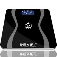 INEVIFIT Body-Analyzer Scale, Highly Accurate Digital Bathroom Body Composition Analyzer, Measures Weight, Body Fat, Water, Muscle & Bone Mass for 10 Users. Includes a 5-Year Warra