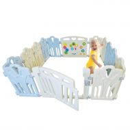 INEX Life Baby Playpen Kids Activity Center - 14 Panel | Safety Play Yard Area - Indoor, Outdoor Portable Fence |...