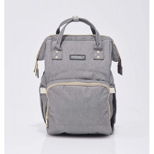  IINFANTOLOGY Baby Diaper Bag - Multi Function Backpack (Grey)