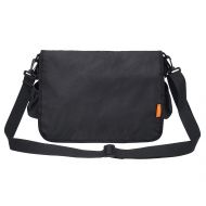 INFANZIA Messenger Diaper Bag with Tissue Pocket, Stroller Straps - 3 in 1 Design - Insulated Travel Storage Bag...