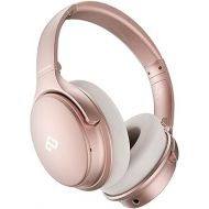 INFURTURE Rose Gold Active Noise Cancelling Headphones with Microphone Wireless Over Ear Bluetooth, Deep Bass, Memory Foam Ear Cups, Quick Charge 40H Playtime, for TV, Travel, Home Office