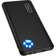 [아마존베스트]INIU Portable Charger, 10000mAh Power Bank, High-Speed 2 USB Ports with Flashlight Battery Pack, Ultra Compact Slim Phone Charger Compatible with iPhone XS X 8 7 6 Samsung Galaxy N