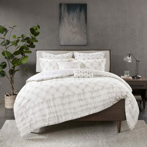  Ink+Ivy Mira Duvet Cover King Size - Teal , Paisley Duvet Cover Set  3 Piece  100% Cotton Light Weight Bed Comforter Covers