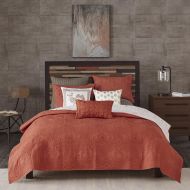 Ink+Ivy II13-611 Quilted Coverlet, Coral