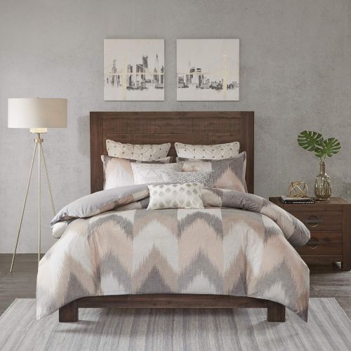  Ink+Ivy Alpine Comforter Mini Set Cal King, Blush