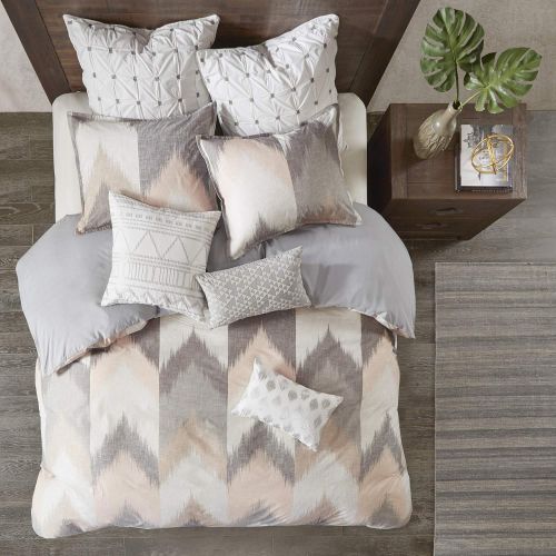  Ink+Ivy Alpine Comforter Mini Set Cal King, Blush