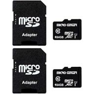 [아마존베스트]Inland Micro Center 64GB Class 10 Micro SDXC Flash Memory Card with Adapter (2 Pack)