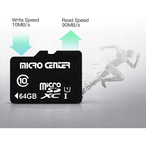  [아마존베스트]Inland Micro Center 64GB Class 10 Micro SDXC Flash Memory Card with Adapter (2 Pack)