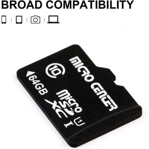  [아마존베스트]Inland Micro Center 64GB Class 10 Micro SDXC Flash Memory Card with Adapter (2 Pack)