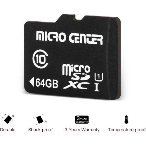  [아마존베스트]Inland Micro Center 64GB Class 10 Micro SDXC Flash Memory Card with Adapter (2 Pack)