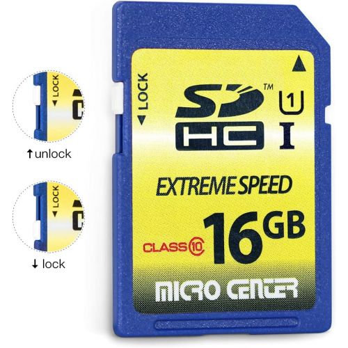  INLAND Micro Center 16GB Class 10 SDHC Flash Memory Card SD Card (2 Pack)