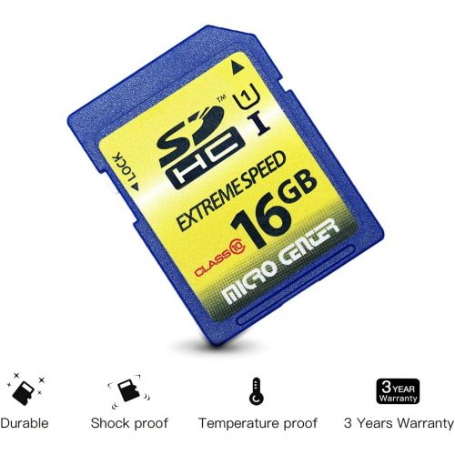  INLAND Micro Center 16GB Class 10 SDHC Flash Memory Card SD Card (2 Pack)
