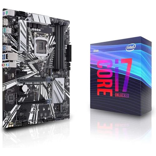  INLAND Micro Center Intel Core i7-9700K Desktop Processor 8 Cores up to 4.9 GHz Turbo Unlocked LGA 1151 300 Series 95W DDR4 Bundle with ASUS Prime Z390-P ATX Motherboard 6xPCIe Slot M.2 U