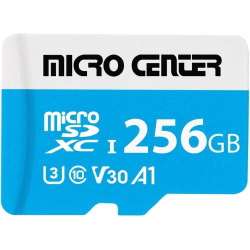  INLAND Micro Center Premium 256GB microSDXC Card, Nintendo-Switch Compatible Micro SD Card, UHS-I C10 U3 V30 4K UHD Video A1 Flash Memory Card with Adapter (256GB)