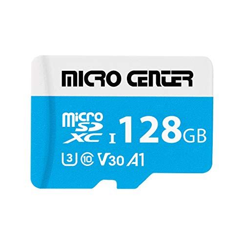  INLAND Micro Center Premium 128GB microSDXC Card, Nintendo-Switch Compatible Micro SD Card, UHS-I C10 U3 V30 4K UHD Video A1 Flash Memory Card with Adapter (128GB)