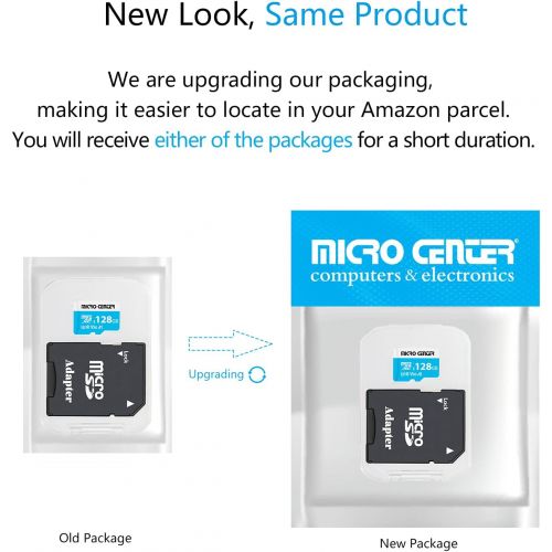  INLAND Micro Center 128GB microSDXC Card 2 Pack, Nintendo-Switch Compatible Flash Memory Card, UHS-I C10 U3 V30 4K UHD Video A1 R/W Speed up to 90/60 MB/s Micro SD Card with Adapter (128G