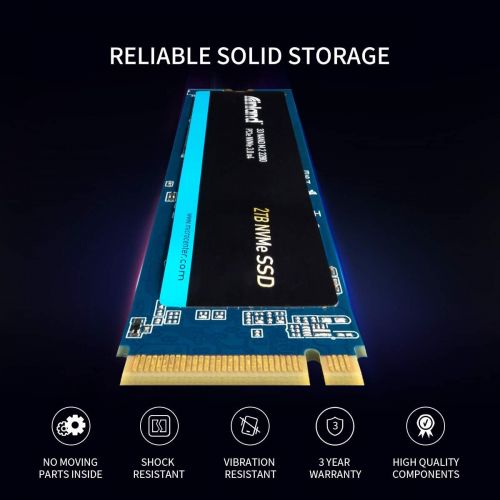  Inland Premium 2TB SSD M.2 2280 PCIe NVMe 3.0 x4 TLC 3D NAND Internal Solid State Drive, Read/Write Speed up to 3200MB/s and 2900MB/s, 3200 TBW