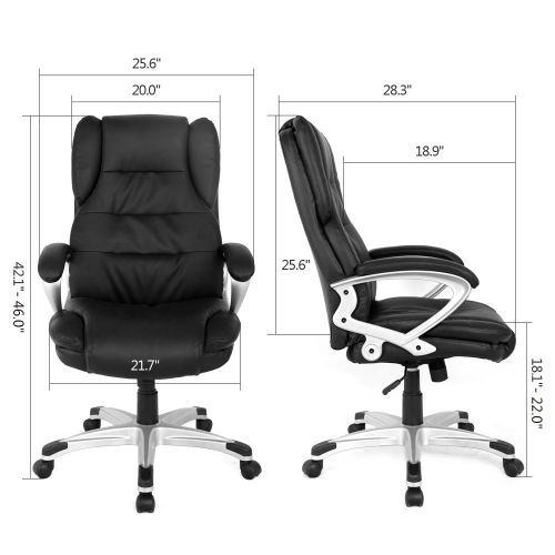  INLAND PRODUCTS INC Modern Gaming Office Computer Chair High-Back Executive Ergonomic Chair