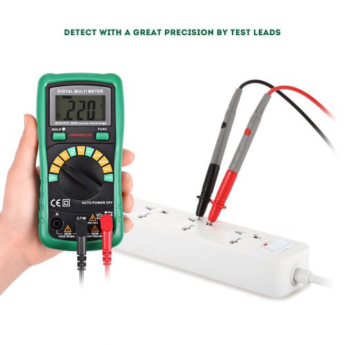  [아마존 핫딜]  [아마존핫딜]INLIFE InLife Digital Multimeter Strompruefer Spannungsmesser mit Sicherheitsschutz, Auto-Off-Funktion und Hintergrundbeleuchtung