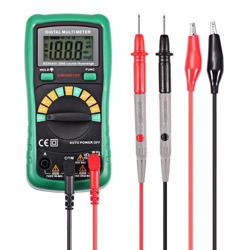  [아마존 핫딜]  [아마존핫딜]INLIFE InLife Digital Multimeter Strompruefer Spannungsmesser mit Sicherheitsschutz, Auto-Off-Funktion und Hintergrundbeleuchtung