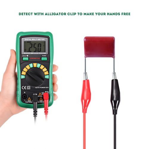  [아마존 핫딜]  [아마존핫딜]INLIFE InLife Digital Multimeter Strompruefer Spannungsmesser mit Sicherheitsschutz, Auto-Off-Funktion und Hintergrundbeleuchtung