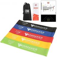 INMAKER Resistance Workout Bands with Instruction eBook, Videos, Manual and Carry Bags, Exercise Bands for Legs and Butt, Set of 5