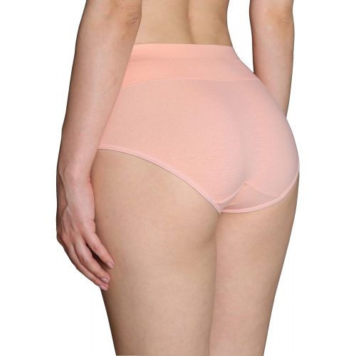  INNERSY Womens High Waisted Underwear Cotton Panties Regular & Plus Size Multipack