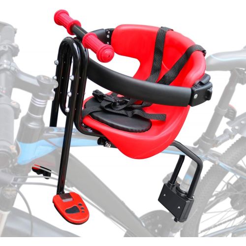  [아마존베스트]INNOLIFE Baby Bicycle Seat - Front Mounted Child Bike Seat with Handrail, Kids Bike Seat for Adult Bike