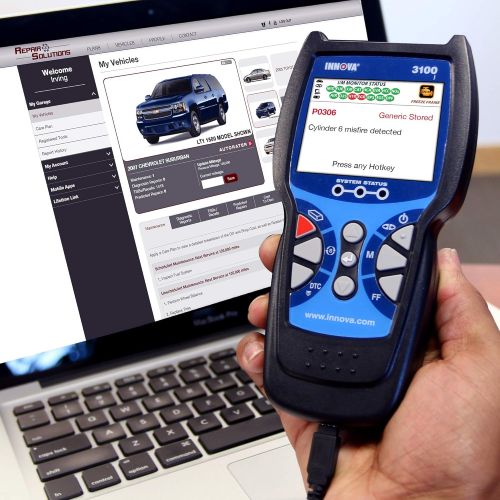  Innova 3100j OBD2 Scanner / Car Code Reader with ABS, SRS, and Service Light Reset