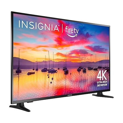  INSIGNIA 50-inch Class F30 Series LED 4K UHD Smart Fire TV with Alexa Voice Remote (NS-50F301NA24)