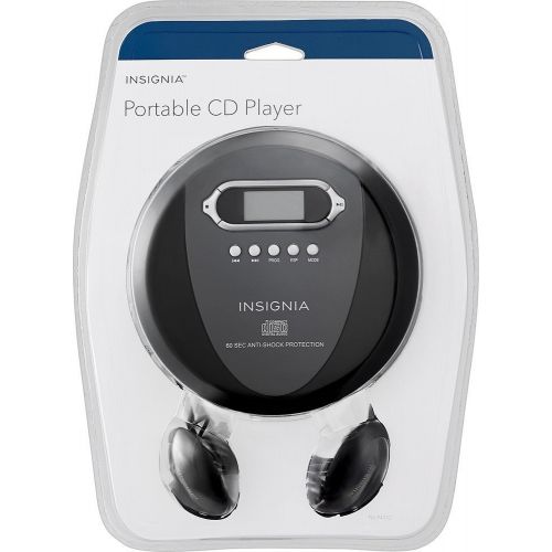  [아마존베스트]Insignia NS-P4112 Portable CD Player with Skip Protection for CD, CD-R, CD-RW - Includes Headphones