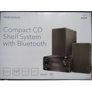 Insignia - 50W Bluetooth CD Compact Shelf System - Black
