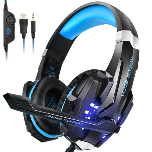  [아마존 핫딜]  [아마존핫딜]INSMART PS4 Headset, PC Gaming Headset Auch fuer Nintendo Switch, Xbox One & Laptop, 3.5mm Noise Cancelling Gaming Kopfhoerer mit Mikrofon, Surround Sound System & Extra 3,5mm Y-Klin