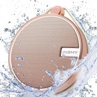 [아마존베스트]INSMY Portable IPX7 Waterproof Bluetooth Speaker, Wireless Outdoor Speaker Shower Speaker, with HD Sound, Support TF Card, Suction Cup, 12H Playtime, for Kayaking, Boating, Hiking