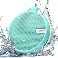 [아마존베스트]INSMY IPX7 Waterproof Shower Bluetooth Speaker, Portable Wireless Outdoor Speaker with HD Sound, Support TF Card, Suction Cup for Home, Pool, Beach, Boating, Hiking 12H Playtime (M