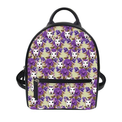  INSTANTARTS Instantarts Akita Flower Kid Mini School Backpack Women Purse Shoulder Bag Handbag