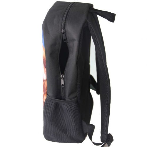  INSTANTARTS Blue Shark School Satchel Bookbag Backpack Shoulder Bag Schoolbag